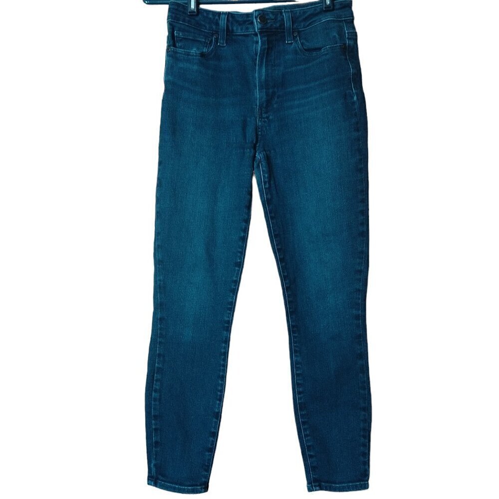 Paige Margot Crop Size 27 Denim Blue Skinny Jeans Stretch Casual Classic